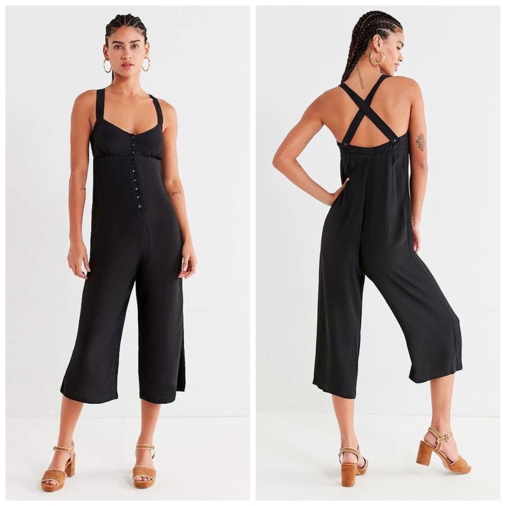 NEW | UO Urban Outfitters | Asher Empire Waist Button-down Jumpsuit